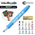 ARTLINE EDFM-1 Decorite Marker Metallic 1mm-Metallic BL - MPHOnline.com