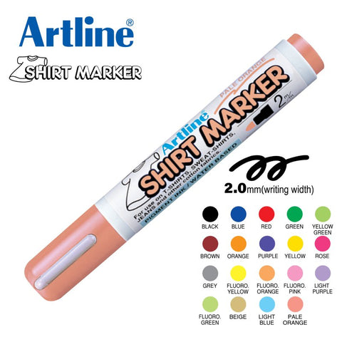 ARTLINE T-Shirt Marker EKT-2-PALE OR - MPHOnline.com