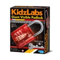 4M-03445 KidzLabs - Giant Visible Padlock - MPHOnline.com