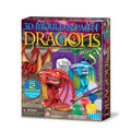 4M-04783 Mould & Paint - 3D Dragons - MPHOnline.com