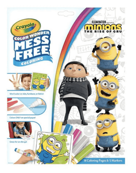 CRAYOLA Colour Wonder Minions 2 Foldalope Mess Free Coloring & Creativity - MPHOnline.com