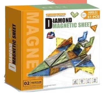 MAGNET 6808A Diamond Magnetic Sheet - 51 Pcs - MPHOnline.com