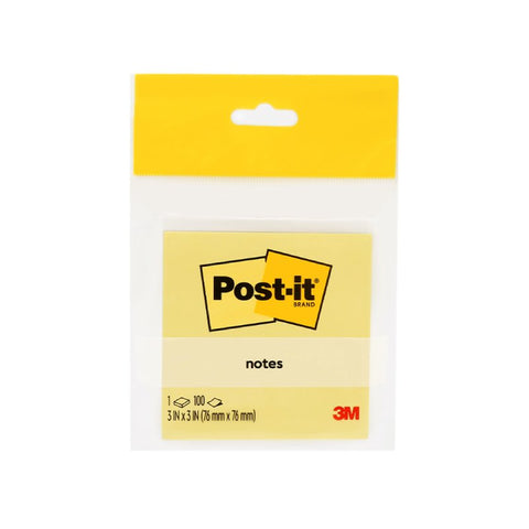 3M Post-It 654-1CY(HB) 3X3 100's Yellow - MPHOnline.com