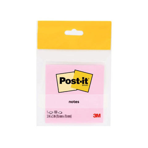 3M Post-It 654-1MP 3X3 100's Millennial Pink - MPHOnline.com