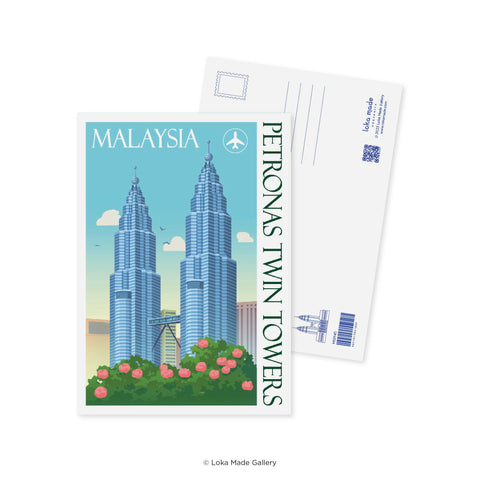 Postcard MSP145 Petronas Twin Towers