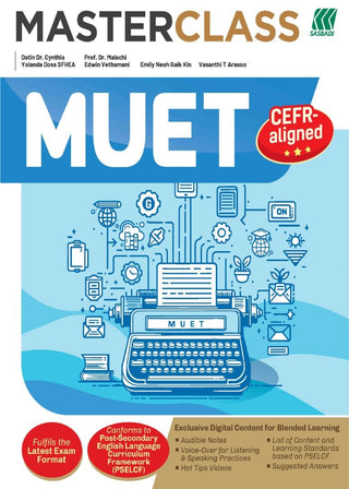 MasterClass MUET CEFR-aligned (Edition 2025) – MPHOnline.com