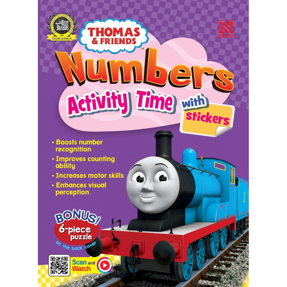 Thomas Numbers Sticky Thomas & Friends - Numbers Activity Time With Stickers β MPHOnline.com