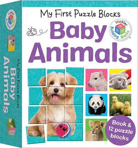 Building Blocks My First Puzzle Blocks: Baby Animals - MPHOnline.com