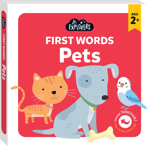 Junior Explorers: First Words Pets (board book) - MPHOnline.com