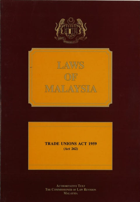 Trade Unions Act 1959 - MPHOnline.com