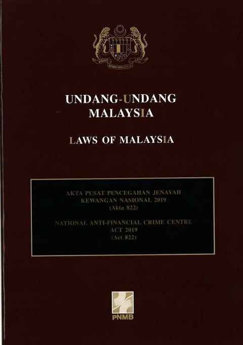 Akta Pusat Pencegahan Jenayah Kewangan Nasional 2019 (Akta 8 - MPHOnline.com