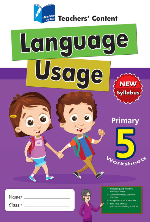 Primary 5 Language Usage Worksheets (New) - MPHOnline.com