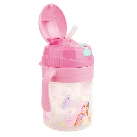 Barbiemini Sipper Grips Water Bottle (380ml)-119321-(B)P - MPHOnline.com