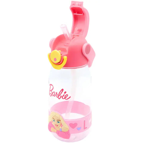 Barbie Straw Water Bottle (500ml)-31351-(B)A - MPHOnline.com