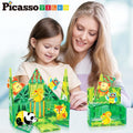 PICASSO TILES: Forest Animal Set with 8 Action Figures (26pcs) - MPHOnline.com