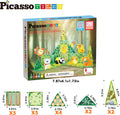 PICASSO TILES: Forest Animal Set with 8 Action Figures (26pcs) - MPHOnline.com