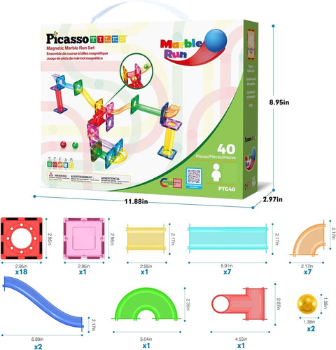 PICASSO TILES: Marble Run (40pcs) - MPHOnline.com
