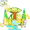 PICASSO TILES: Magnetic Tile Safari Theme with 8 Action Figures (26pcs) - MPHOnline.com