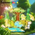 PICASSO TILES: Magnetic Tile Safari Theme with 8 Action Figures (26pcs) - MPHOnline.com