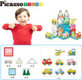 PICASSO TILES: Magnetic Tile Metro City with 8 Action Figures (26pcs) - MPHOnline.com
