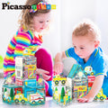 PICASSO TILES: Magnetic Tile Metro City with 8 Action Figures (26pcs) - MPHOnline.com
