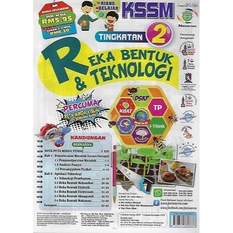 Riang Belajar - Reka Bentuk & Teknologi Tingkatan 2 - MPHOnline.com