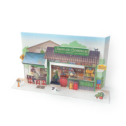 Pop Up Card PUD01 The Roadside Mamak