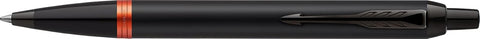 Parker IM Vibrant Ring Flame Orange BT Ballpoint Pen Medium Black TB 2173237V - MPHOnline.com