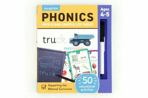 Reception Phonics Wipe - Clean Cards & LCD Tablet - MPHOnline.com