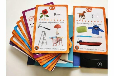 Reception Phonics Wipe - Clean Cards & LCD Tablet - MPHOnline.com