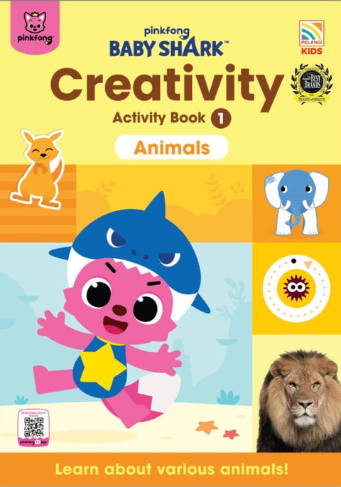 Pinkfong Baby Shark Creativity Activity Book 1: Animals - MPHOnline.com