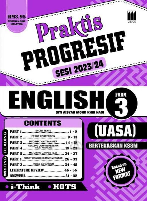 Praktis Progresif  Sesi 2023/24 KSSM English Form 3 - MPHOnline.com