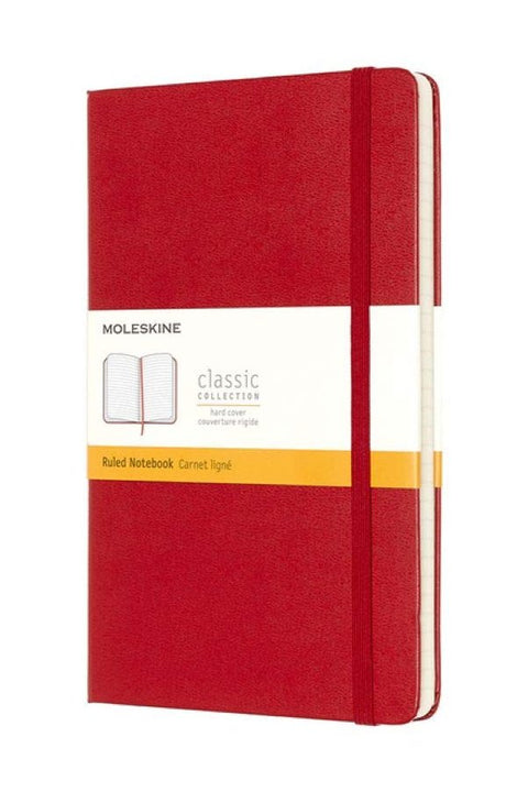 MOLESKINE Notebook Large Ruled Scarlet Red F2 - MPHOnline.com