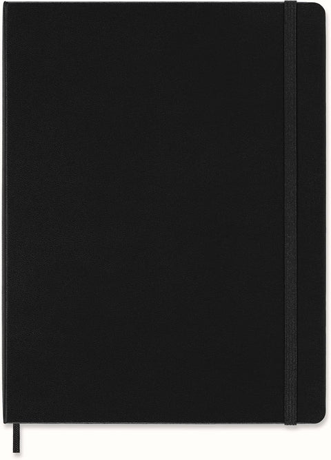 MOLESKINE Notebook XL Ruled Black Hardcover - MPHOnline.com