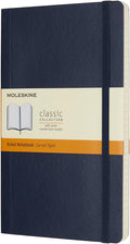 MOLESKINE Notebook Large Ruled Scarlet Red Softcover, Sapphire Blue - MPHOnline.com