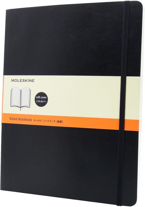 MOLESKINE Notebook XL Ruled Black Softcover - MPHOnline.com