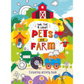 Look Find & Colour Pets And Farm Colouring Activity Book - MPHOnline.com