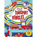Maze Find & Colour Transport And Vehicles Sticker & Colouring Book - MPHOnline.com