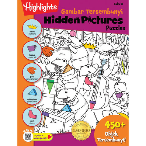 Highlights - Hidden Pictures Puzzles - Gambar Tersembunyi  Bk 19 - MPHOnline.com