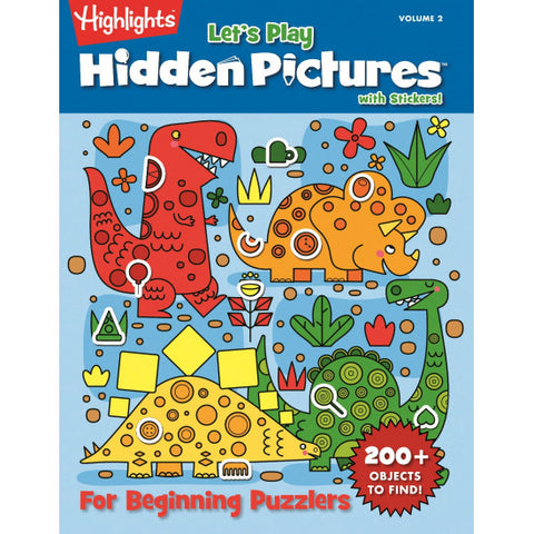 Highlights Let's Play Hidden Pictures with Stickers Volume 2 - MPHOnline.com