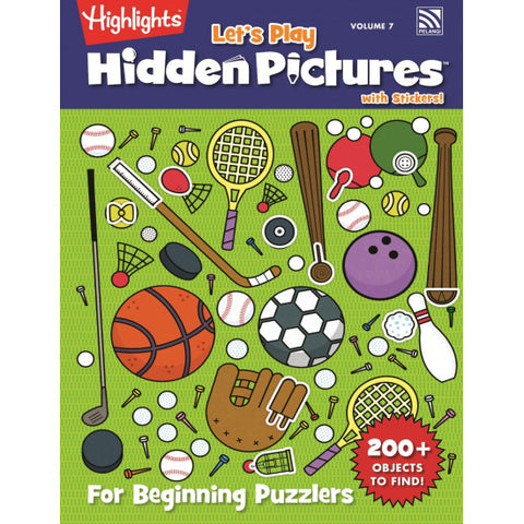 Highlights Let's Play Hidden Pictures with Stickers Volume 7 - MPHOnline.com