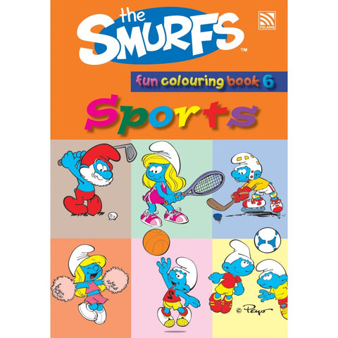 The Smurfs Fun Colouring Book 6 - Sports - MPHOnline.com