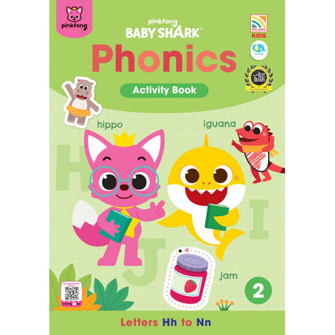 Pinkfong Baby Shark Phonics - Baby Shark Phonics Activity Book 2 - MPHOnline.com