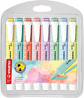 STABILO Swing Cool Pastel Highlighter - Pack with 8 pastel colors - MPHOnline.com