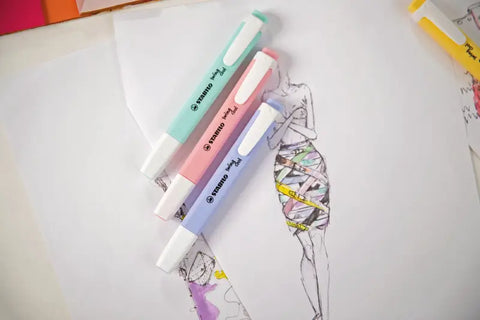 STABILO Swing Cool Pastel Highlighter - Pack with 8 pastel colors - MPHOnline.com