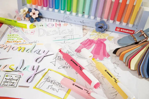 STABILO Swing Cool Pastel Highlighter - Pack with 8 pastel colors - MPHOnline.com