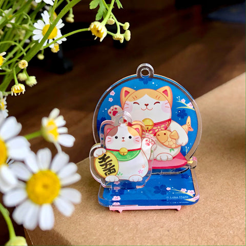 Rubber Stamp STB01 I’m Feline Lucky