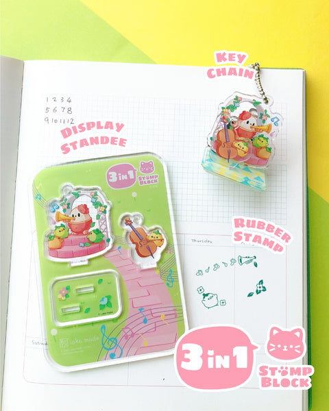 Rubber Stamp STB20 Melody of Love