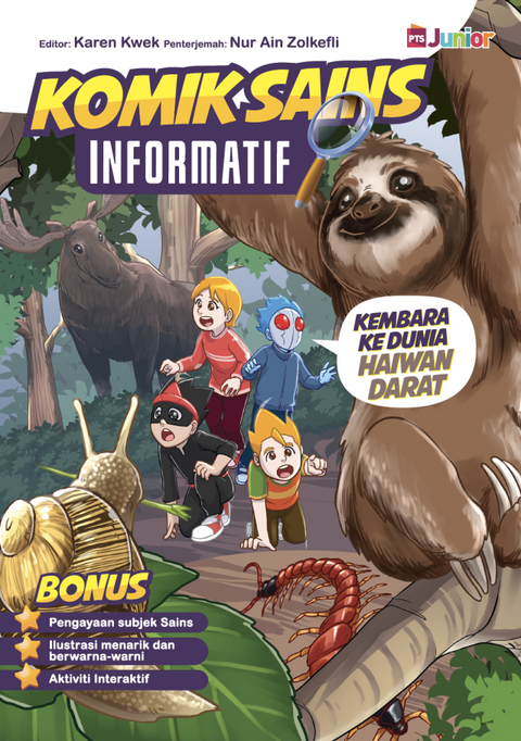 Komik Sains Informatif: Kembara Ke Dunia Haiwan Darat - MPHOnline.com