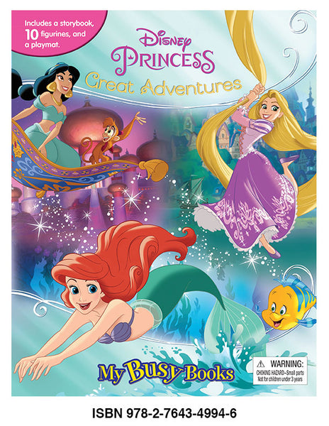 My Busy Book Disney Princess Great Adventure Story Playmat 10 Figures - MPHOnline.com